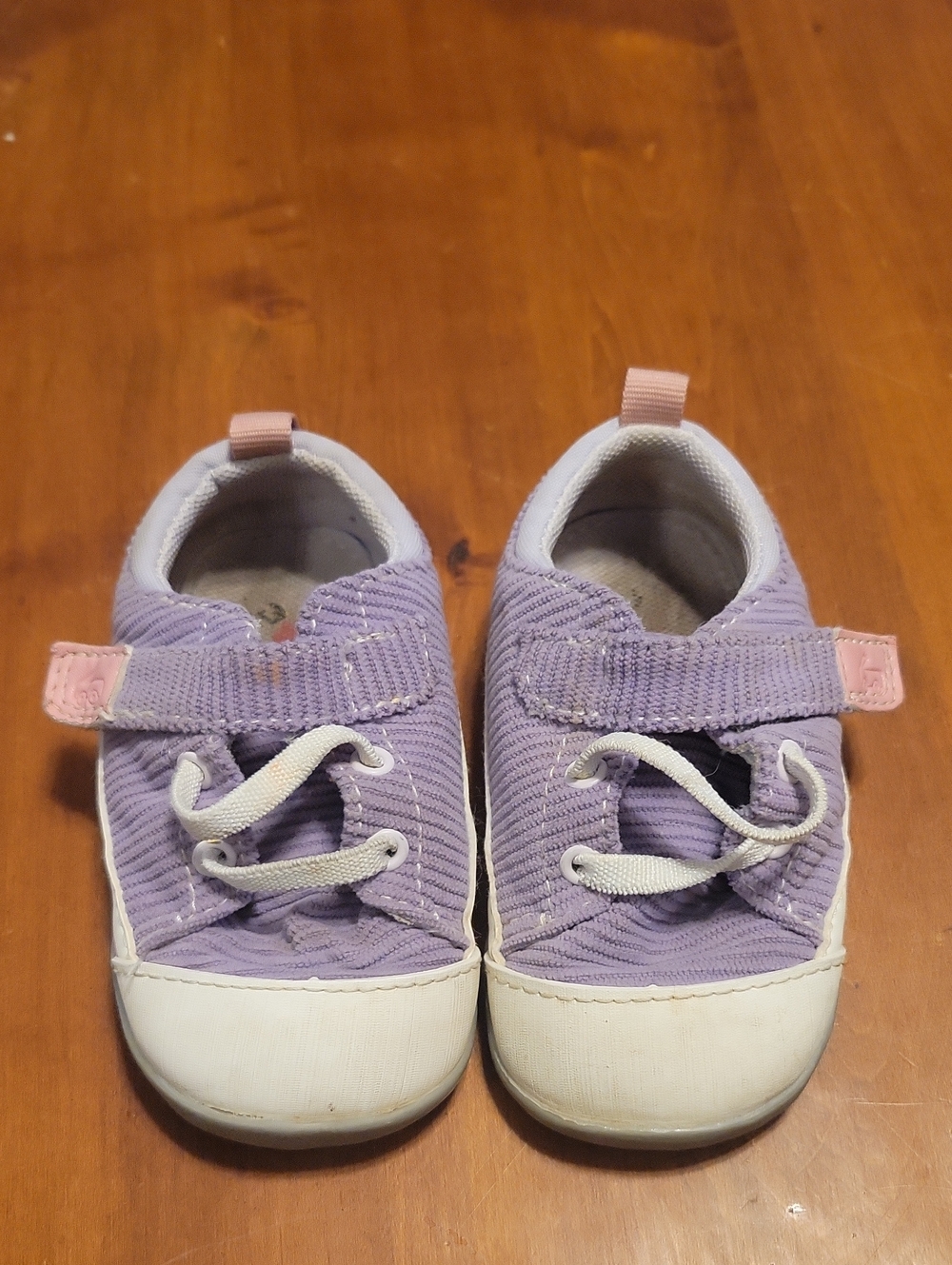 Toddler Lavender & Pink Casual Sneakers - First Walkers